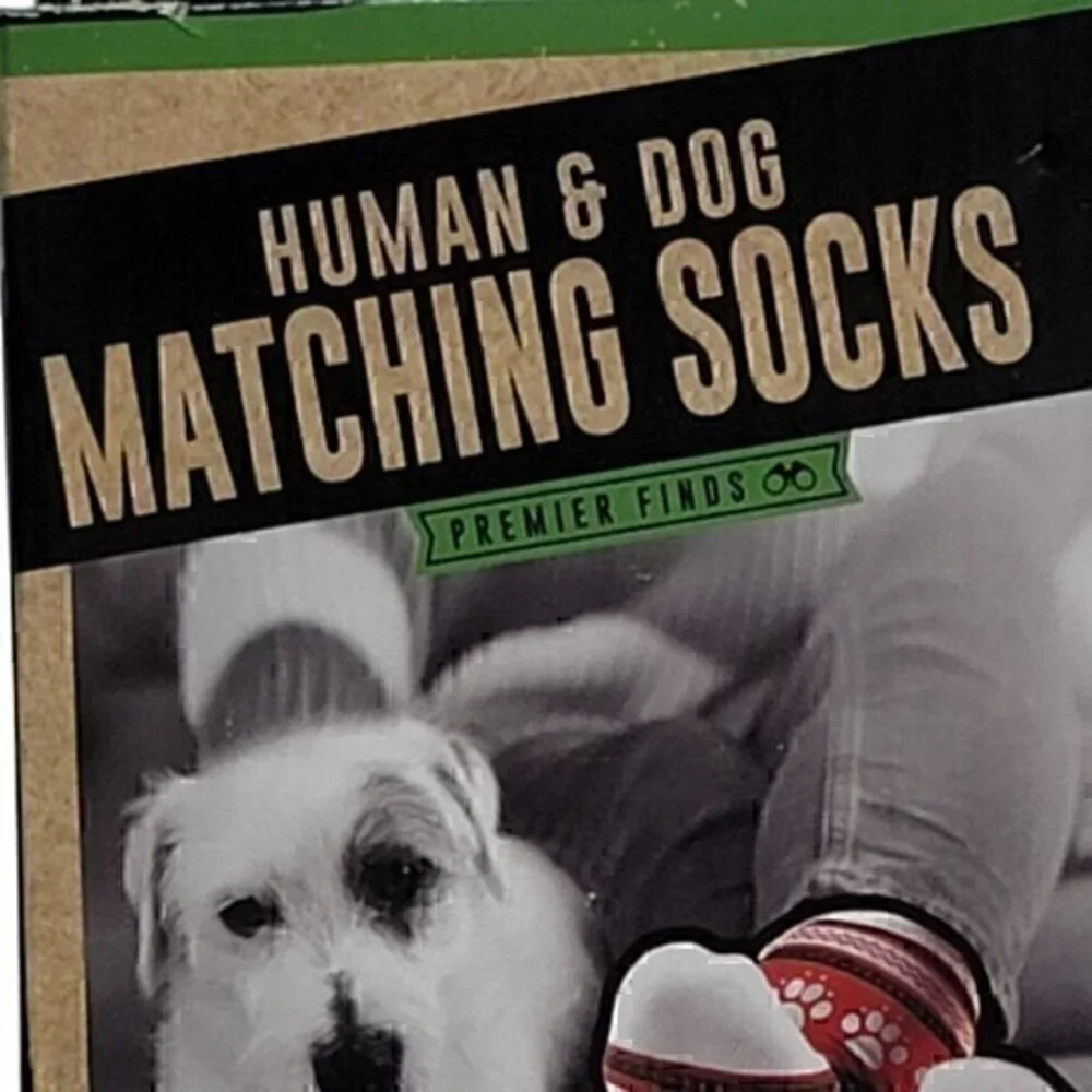 Dog and Human matching socks